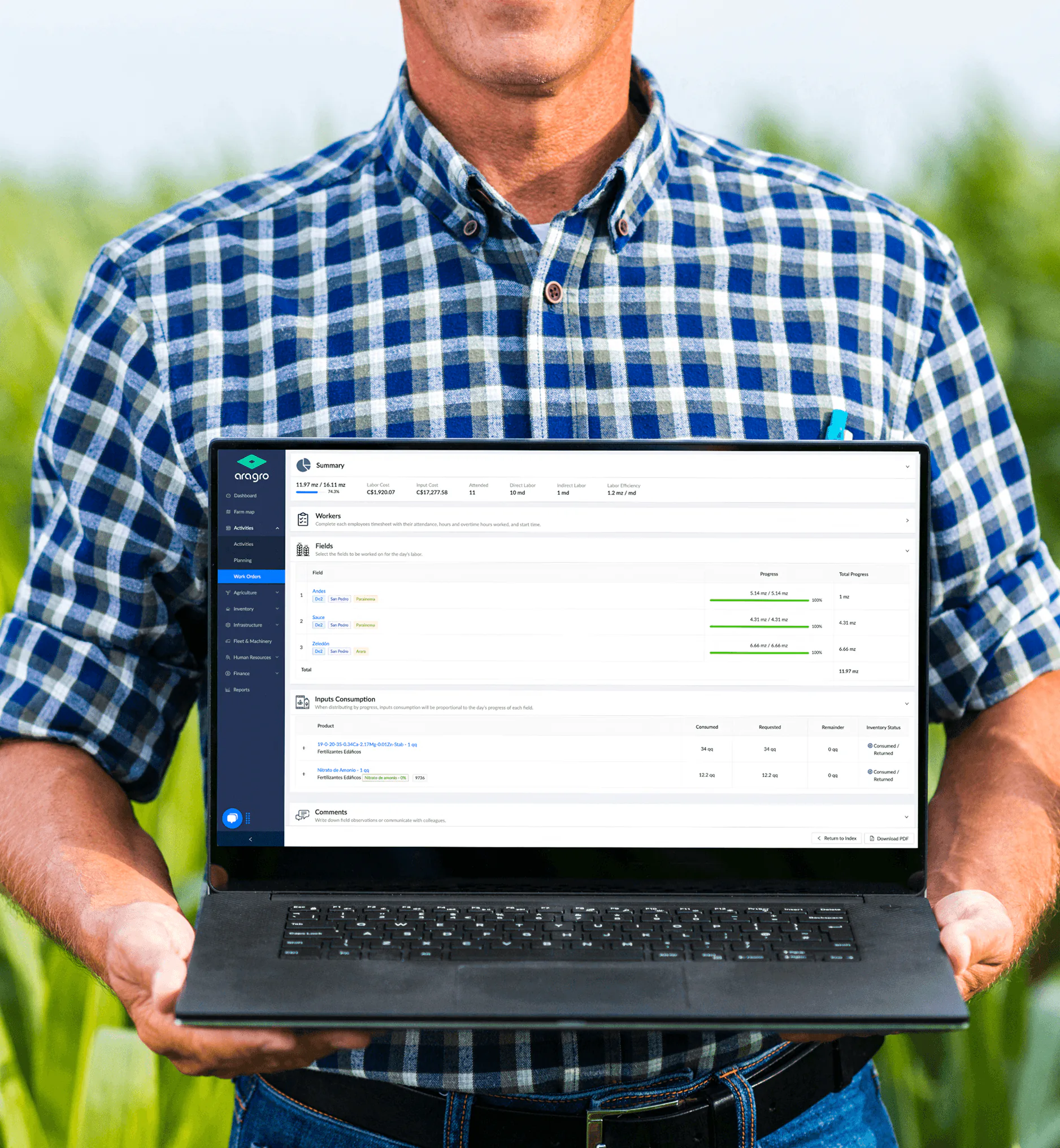 Your farm in the palm of your hand