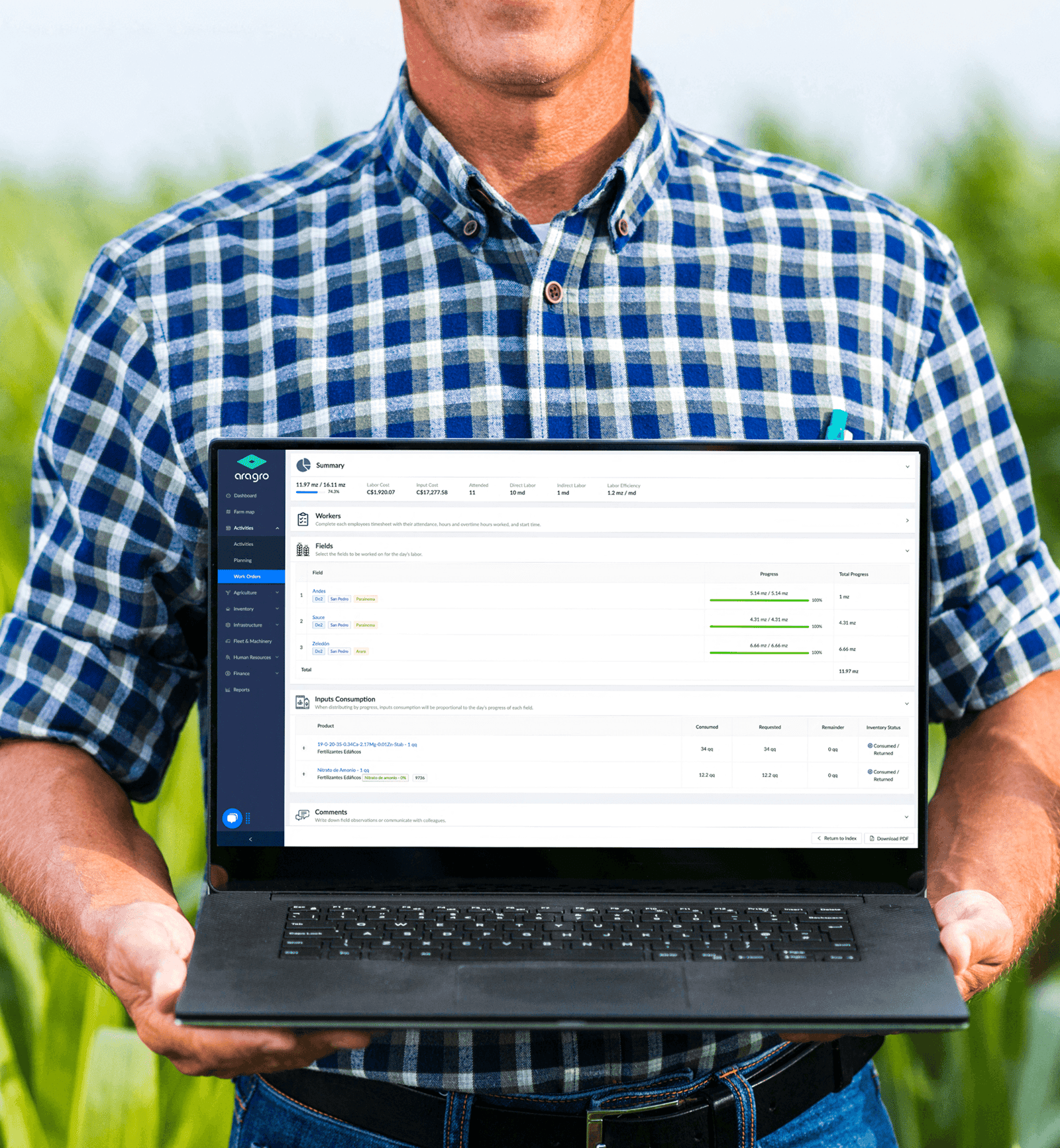 Your farm in the palm of your hand