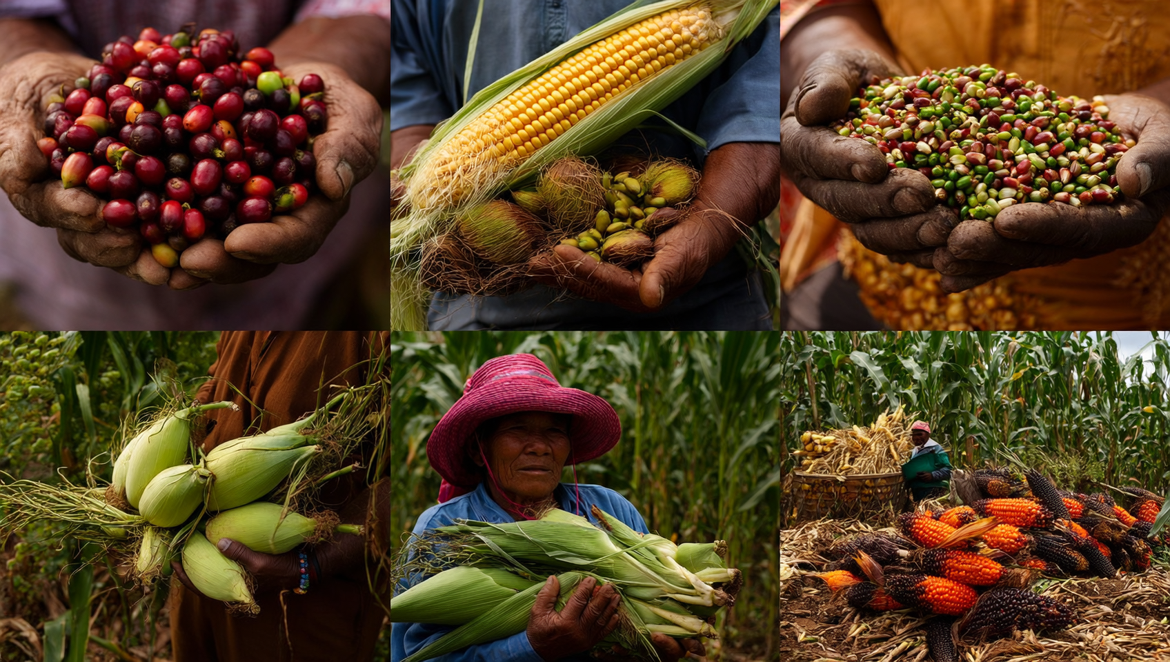 Guatemalan agricultural crops and farming diversity